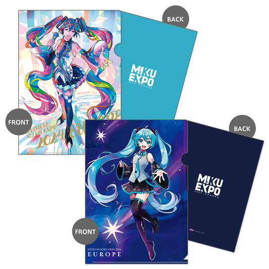 PASTEL / NIGHT SKY MIKU Clear File Set